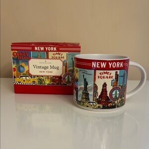 New York Times Square Vintage Mug